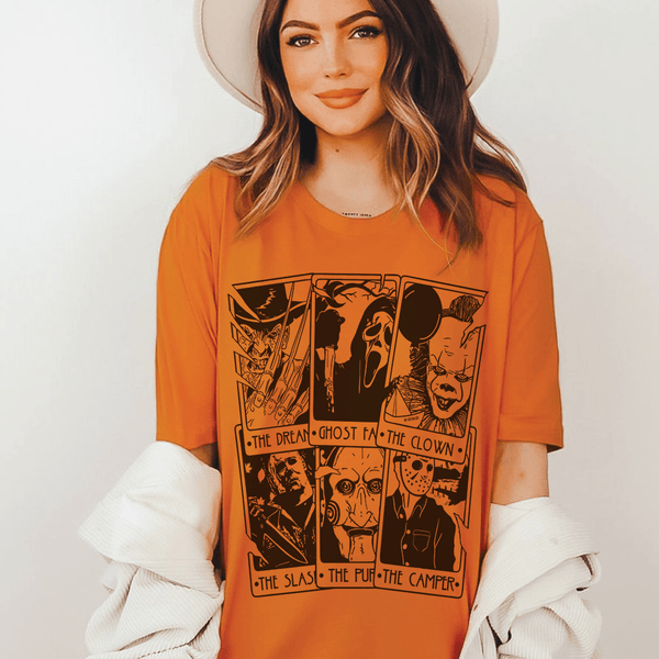 Horror Tarot Tee Orange / L Printify T-Shirt T-Shirt
