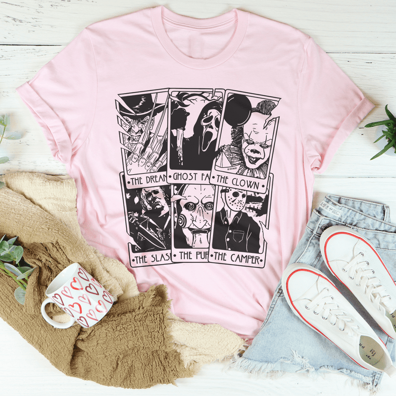 Horror Tarot Tee Pink / S Printify T-Shirt T-Shirt