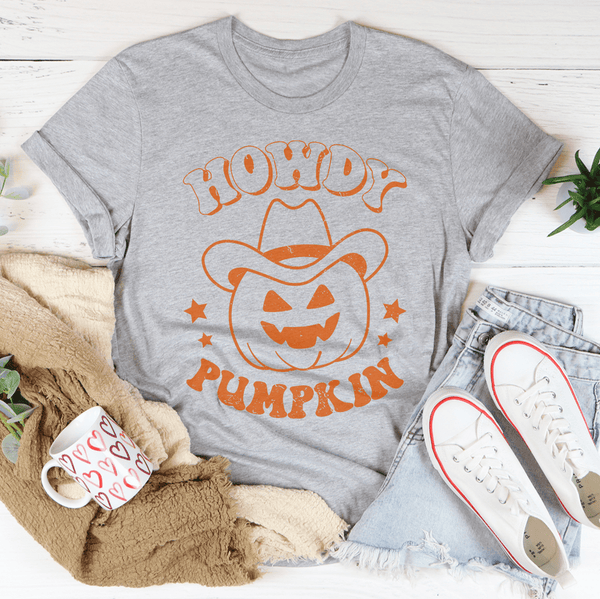 Howdy Pumpkin Tee Peachy Sunday T-Shirt