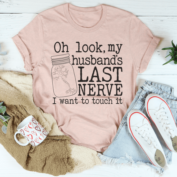 Husband's Last Nerve Tee Heather Prism Peach / S Peachy Sunday T-Shirt