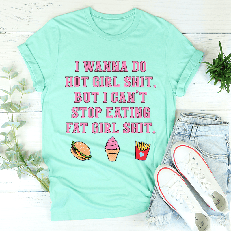 I Can't Stop Eating Tee Heather Mint / S Peachy Sunday T-Shirt