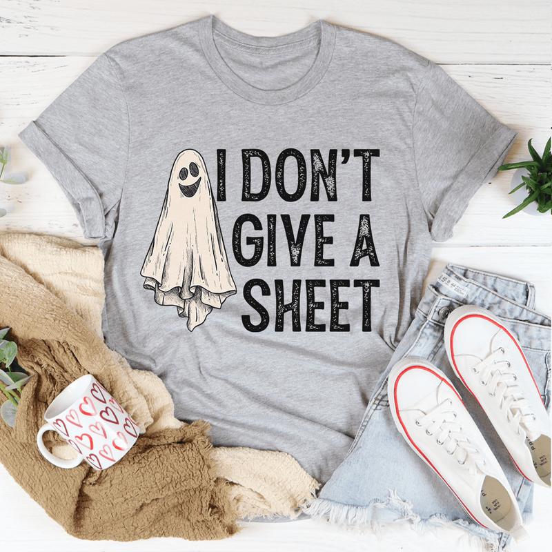 I Don't Give A Sheet Tee Athletic Heather / S Peachy Sunday T-Shirt