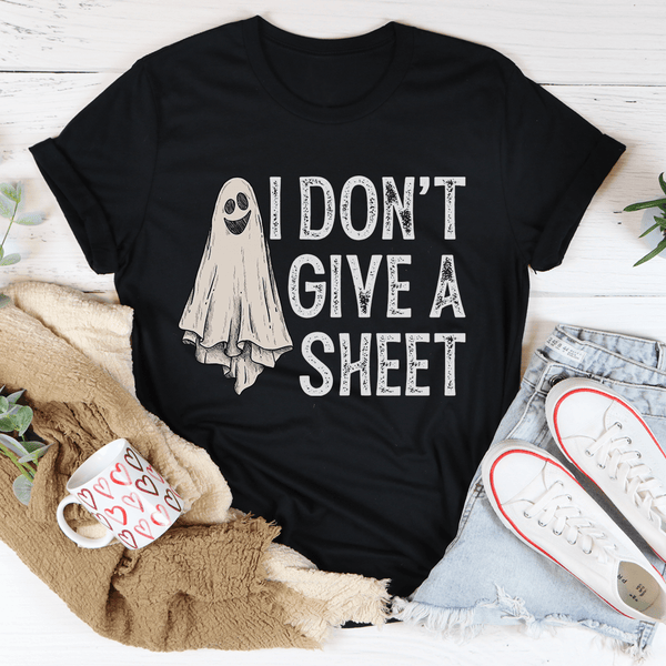 I Don't Give A Sheet Tee Black Heather / S Peachy Sunday T-Shirt