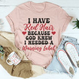 I Hate Red Hair Tee Heather Prism Peach / S Peachy Sunday T-Shirt