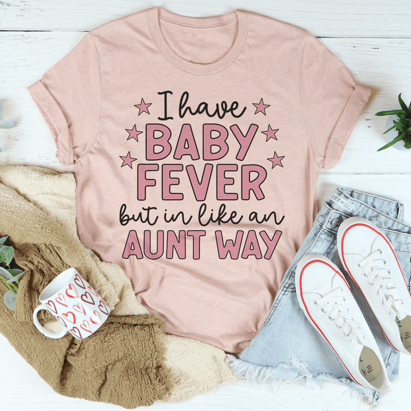 I Have Baby Fever Tee Heather Prism Peach / S Peachy Sunday T-Shirt
