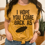 I Hope You Come Back Tee Mustard / S Peachy Sunday T-Shirt