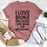I Love Brunch Tee Mauve / S Peachy Sunday T-Shirt