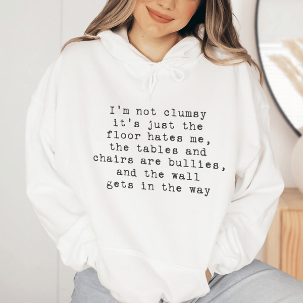 I'm Not Clumsy Hoodie White / S Peachy Sunday T-Shirt