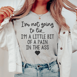 I'm Not Going To Lie Tee Athletic Heather / S Peachy Sunday T-Shirt