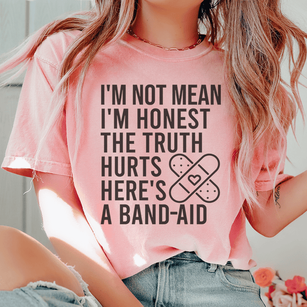 I'm Not Mean I'm Honest Tee Pink / S Peachy Sunday T-Shirt