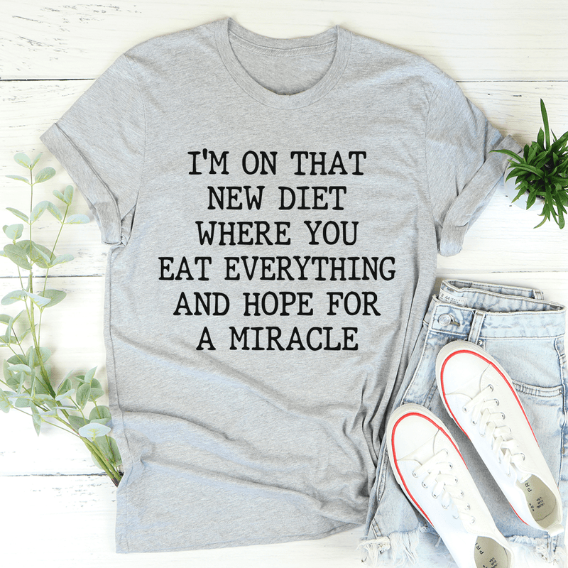 I'm On That New Diet Tee Athletic Heather / S Peachy Sunday T-Shirt