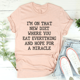 I'm On That New Diet Tee Heather Prism Peach / S Peachy Sunday T-Shirt