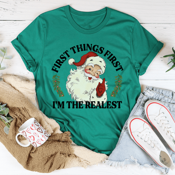 I'm The Realest Santa Tee Kelly / S Peachy Sunday T-Shirt