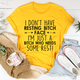 I Need Some Rest Tee Mustard / S Peachy Sunday T-Shirt