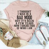 I Thought I Was In A Bad Mood Tee Heather Prism Peach / S Peachy Sunday T-Shirt