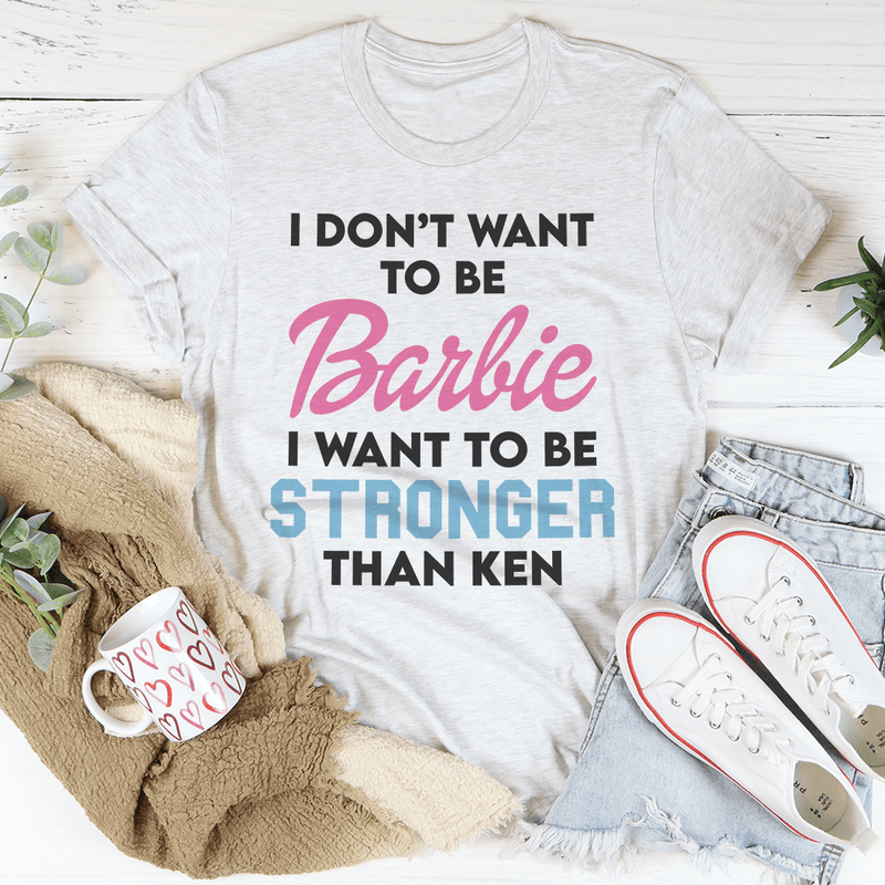 I Want To Be Strong Tee Ash / S Peachy Sunday T-Shirt