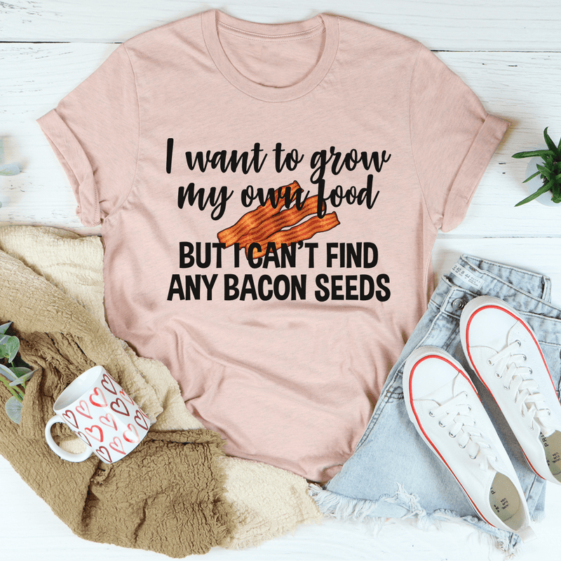 I Want To Grow My Own Food Tee Heather Prism Peach / S Peachy Sunday T-Shirt