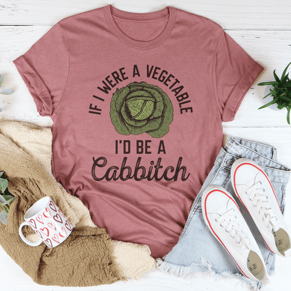 If I Were A Vegetable Tee Mauve / S Peachy Sunday T-Shirt