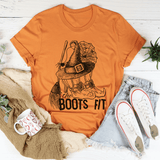If The Boots Fit Tee Burnt Orange / S Peachy Sunday T-Shirt