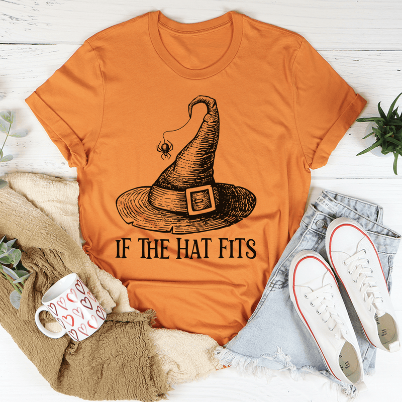 If The Hat Fits Tee Burnt Orange / S Peachy Sunday T-Shirt