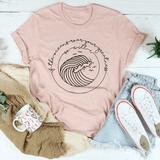 If The Oceans Roar Your Greatness So Will I Tee Heather Prism Peach / S Peachy Sunday T-Shirt