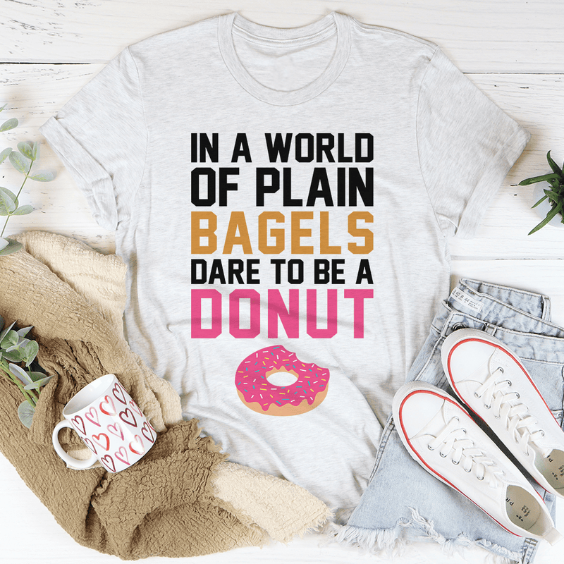 In A World Of Plain Bagels Tee Ash / S Peachy Sunday T-Shirt