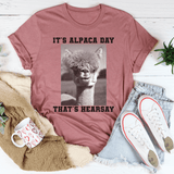 It's Alpaca Day Tee Mauve / S Peachy Sunday T-Shirt
