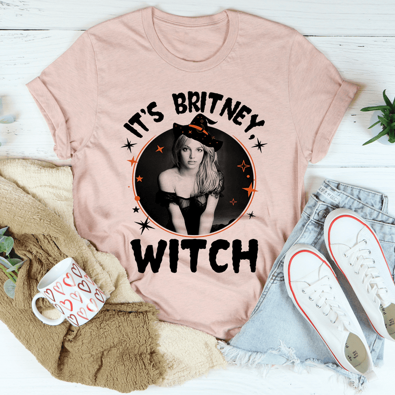 It's Britney Witch Tee Heather Peach / S Printify T-Shirt T-Shirt