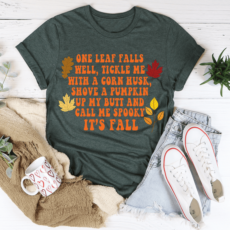 It's Fall Tee Heather Forest / S Peachy Sunday T-Shirt