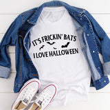 It's Frickin' Bats I Love Halloween Tee White / S Peachy Sunday T-Shirt