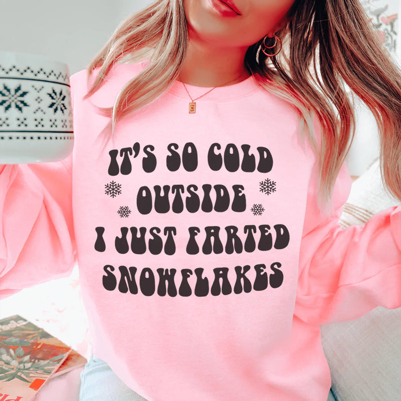 It's So Cold Outside Tee Peachy Sunday T-Shirt