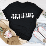Jesus Is King Tee Black Heather / S Peachy Sunday T-Shirt