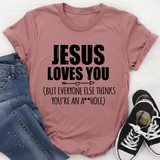 Jesus Loves You Tee Mauve / S Peachy Sunday T-Shirt