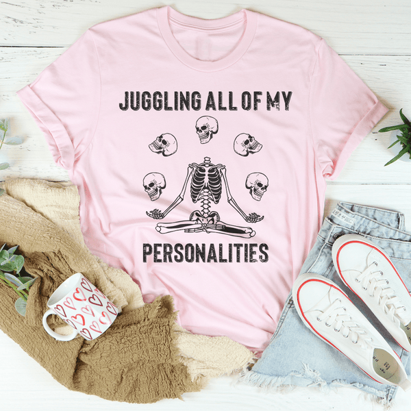 Juggling All Of My Personalities Tee Peachy Sunday T-Shirt