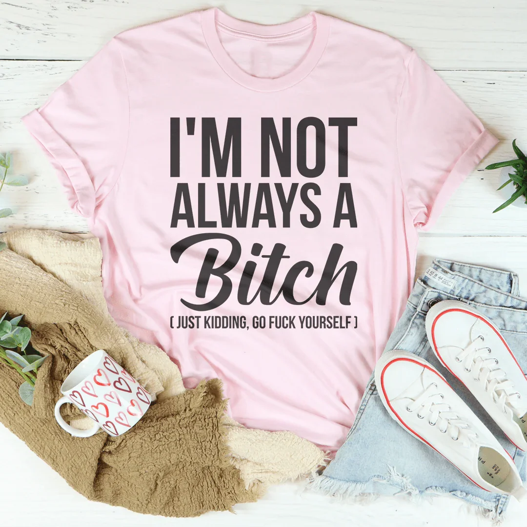 Just Kidding Tee Pink / S Peachy Sunday T-Shirt