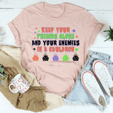 Keep Your Friends Close Tee Heather Prism Peach / S Peachy Sunday T-Shirt