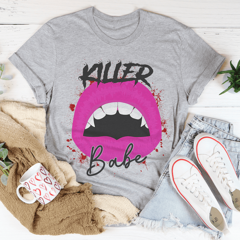 Killer Babe Tee Athletic Heather / S Peachy Sunday T-Shirt