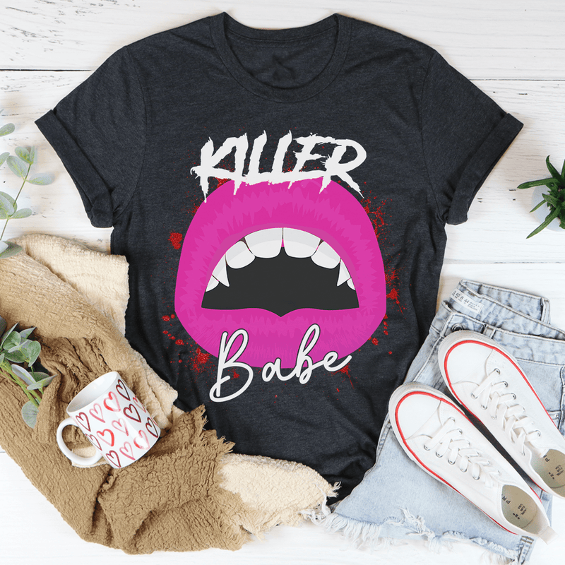 Killer Babe Tee Dark Grey Heather / S Peachy Sunday T-Shirt