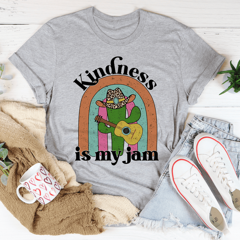 Kindness Is My Jam Tee Athletic Heather / S Peachy Sunday T-Shirt