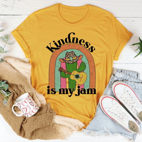 Kindness Is My Jam Tee Mustard / S Peachy Sunday T-Shirt