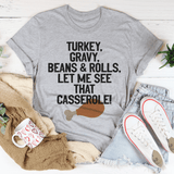 Let Me See That Casserole Tee Athletic Heather / S Peachy Sunday T-Shirt