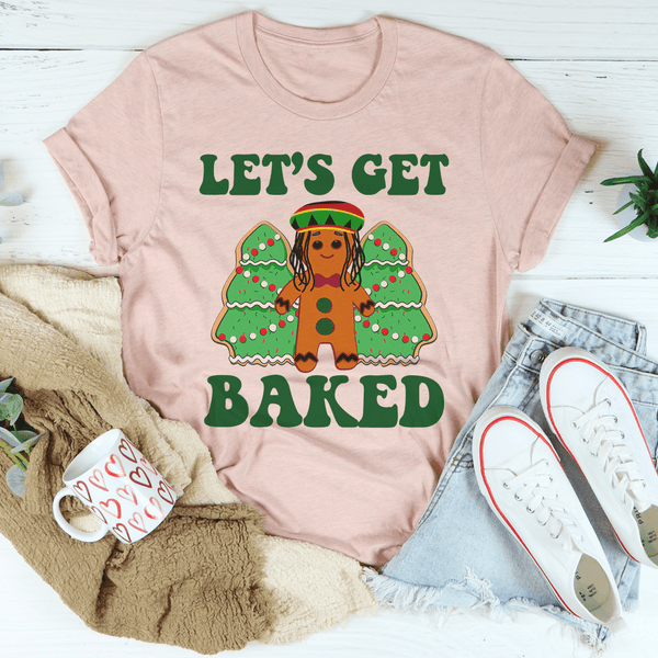 Let's Get Baked Tee Heather Prism Peach / S Peachy Sunday T-Shirt