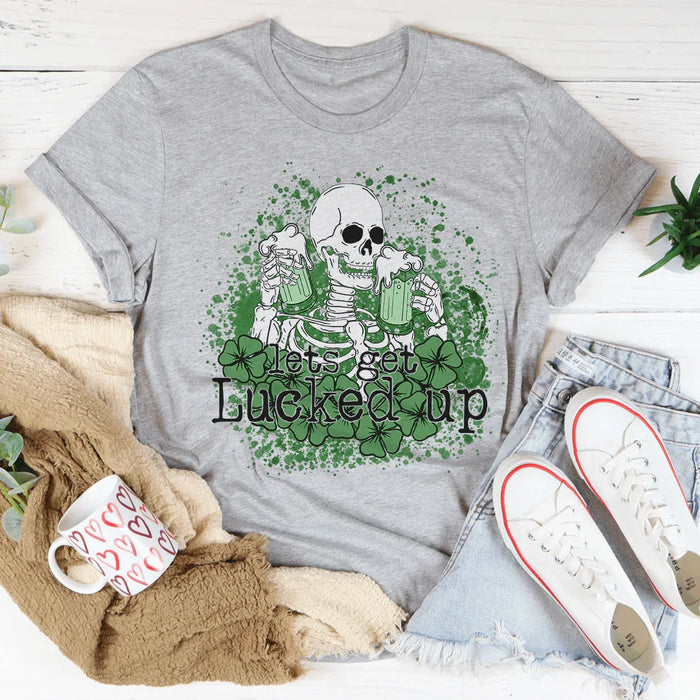 Let's Get Lucked Up Skull Sweatshirt