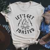 Let's Get Toasted Tee Soft Cream / S Peachy Sunday T-Shirt