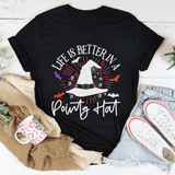 Life Is Better In A Pointy Hat Tee Black Heather / S Peachy Sunday T-Shirt