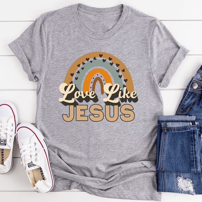 Love Like Jesus Tee Athletic Heather / S Peachy Sunday T-Shirt