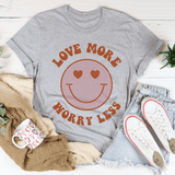 Love More Worry Less Tee Athletic Heather / S Peachy Sunday T-Shirt