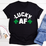 Lucky AF Tee Black Heather / S Peachy Sunday T-Shirt