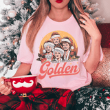 Make The Holidays Golden Tee Pink / S Printify T-Shirt T-Shirt
