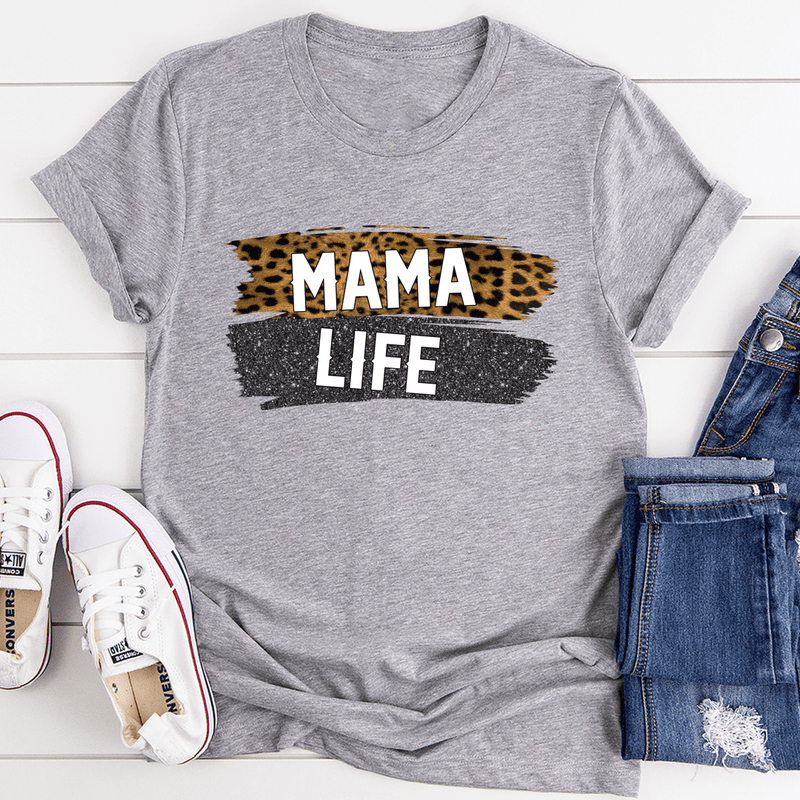 Mama Life Tee Athletic Heather / S Peachy Sunday T-Shirt